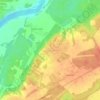 Топографическая карта Архангельское, высота, рельеф
