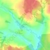Топографическая карта Вишенки, высота, рельеф