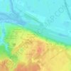 Топографическая карта Верхние Валдушки, высота, рельеф
