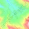 Топографическая карта Коло, высота, рельеф