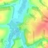 Топографическая карта Моряны, высота, рельеф