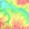 Топографическая карта Нечаево, высота, рельеф