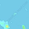 Топографическая карта Curley (B.P.) Island WLS, высота, рельеф