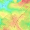 Топографическая карта Скобелево, высота, рельеф