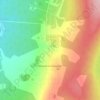 Топографическая карта Южный Коспашский, высота, рельеф