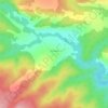 Топографическая карта Огоньки, высота, рельеф