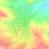 Топографическая карта Нижний Дженгутай, высота, рельеф