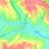 Топографическая карта Павлыш, высота, рельеф