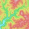 Топографическая карта Большой Унгут, высота, рельеф
