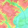 Топографическая карта Лубны, высота, рельеф