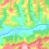 Топографическая карта Есаулка, высота, рельеф