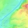 Топографическая карта Каменное Тяжино, высота, рельеф