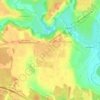 Топографическая карта Царёво, высота, рельеф
