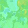 Топографическая карта озеро Изъяр, высота, рельеф
