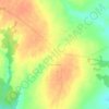 Топографическая карта Пятилетка, высота, рельеф