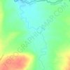 Топографическая карта Буртя, высота, рельеф