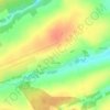 Топографическая карта Лоскутово, высота, рельеф