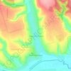 Топографическая карта Хохол-Тростянка, высота, рельеф