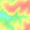 Топографическая карта Изедеркино, высота, рельеф