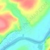 Топографическая карта Олочи, высота, рельеф