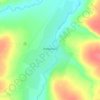 Топографическая карта Азрапино, высота, рельеф