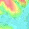 Топографическая карта Сазоновский, высота, рельеф