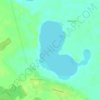 Топографическая карта озеро Лаптево, высота, рельеф