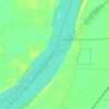 Топографическая карта Mississippi River, высота, рельеф