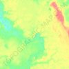 Топографическая карта Ладыга, высота, рельеф
