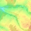 Топографическая карта Казанцево, высота, рельеф