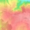 Топографическая карта Шопино, высота, рельеф