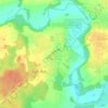 Топографическая карта Ваулино, высота, рельеф