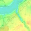 Топографическая карта Ясная Поляна, высота, рельеф