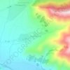 Топографическая карта Сараландж, высота, рельеф