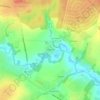 Топографическая карта Хатминки, высота, рельеф