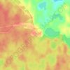 Топографическая карта Чистое, высота, рельеф