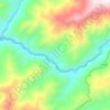 Топографическая карта 南定河, высота, рельеф