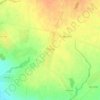 Топографическая карта Орешкино, высота, рельеф