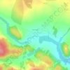 Топографическая карта Межевая, высота, рельеф
