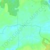 Топографическая карта Голубая, высота, рельеф