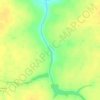 Топографическая карта Белый Плёс, высота, рельеф