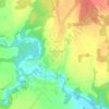Топографическая карта Кременское, высота, рельеф