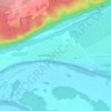 Топографическая карта Шелехметь, высота, рельеф