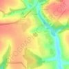 Топографическая карта Охочевка, высота, рельеф