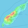 Топографическая карта Isla Dragonera, высота, рельеф