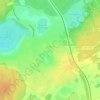 Топографическая карта Озёрки, высота, рельеф