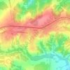 Топографическая карта Голуха, высота, рельеф
