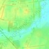 Топографическая карта Ибредь, высота, рельеф