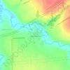 Топографическая карта Старое Иванаево, высота, рельеф
