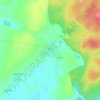 Топографическая карта Вязки, высота, рельеф